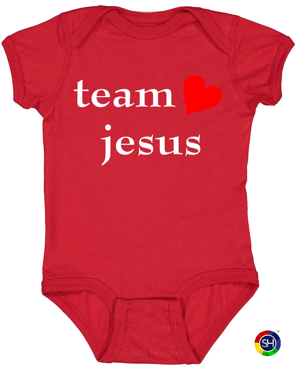 Team Jesus (heart) Infant BodySuit (#1163-10)