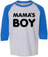 MAMA'S BOY on Youth Baseball Shirt