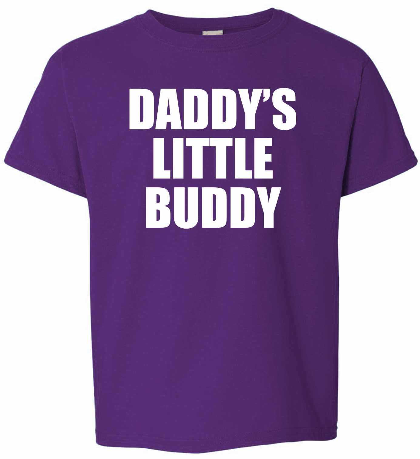 Daddy's Little Buddy on Kids T-Shirt (#1186-201)