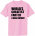 World's Greatest Farter, Father on Adult T-Shirt (#1189-1)