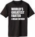 World's Greatest Farter, Father on Adult T-Shirt (#1189-1)
