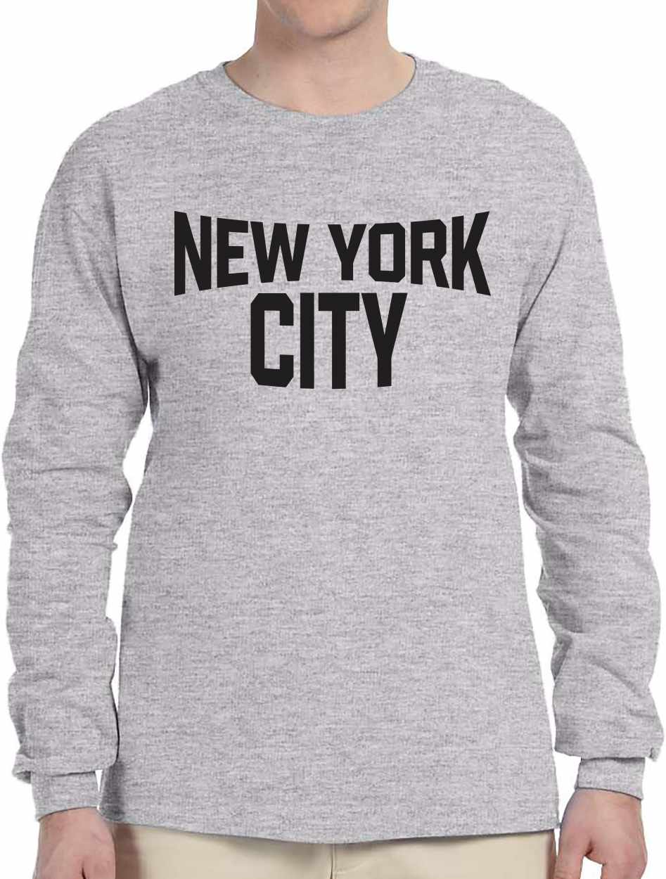 New York City on Long Sleeve Shirt (#1194-3)