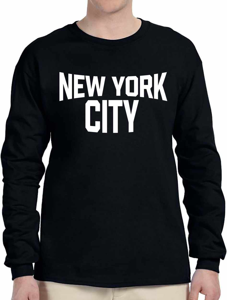 New York City on Long Sleeve Shirt (#1194-3)