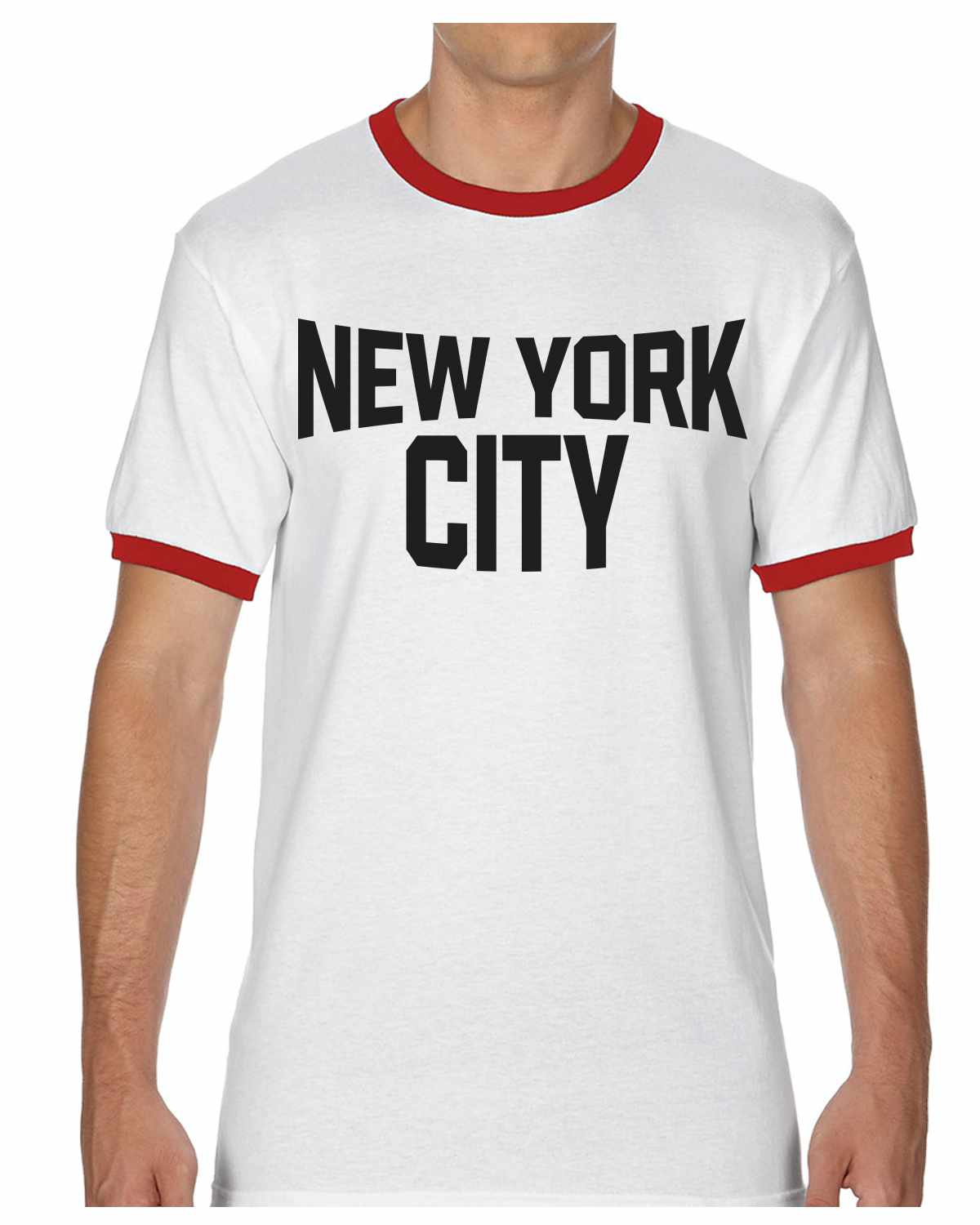 New York City on Ringer Shirt