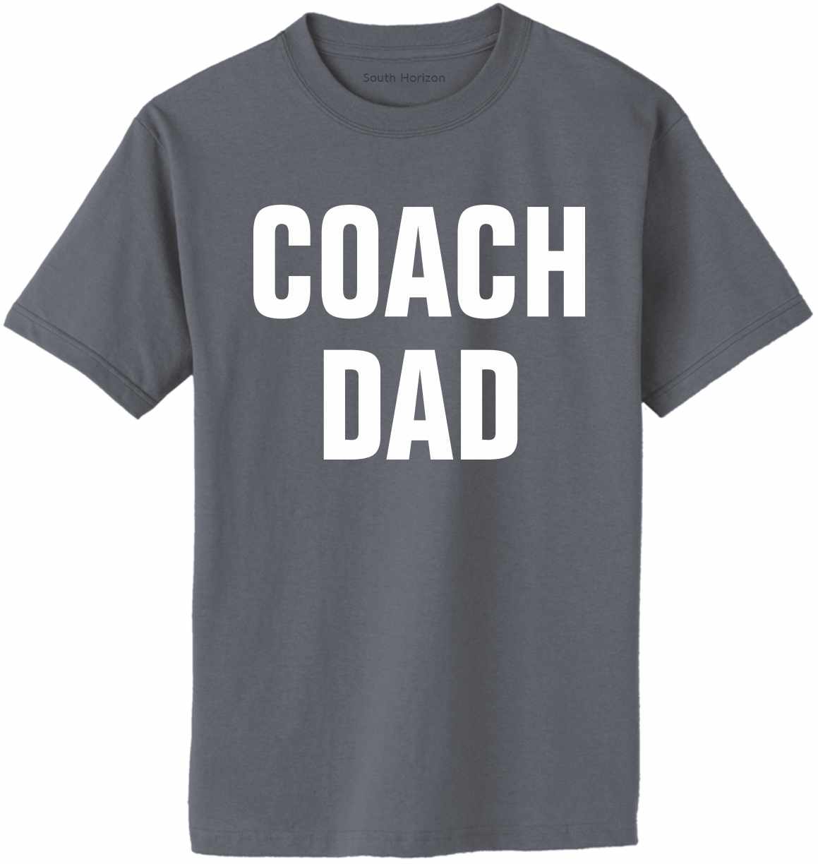 Coach Dad on Adult T-Shirt (#1212-1)