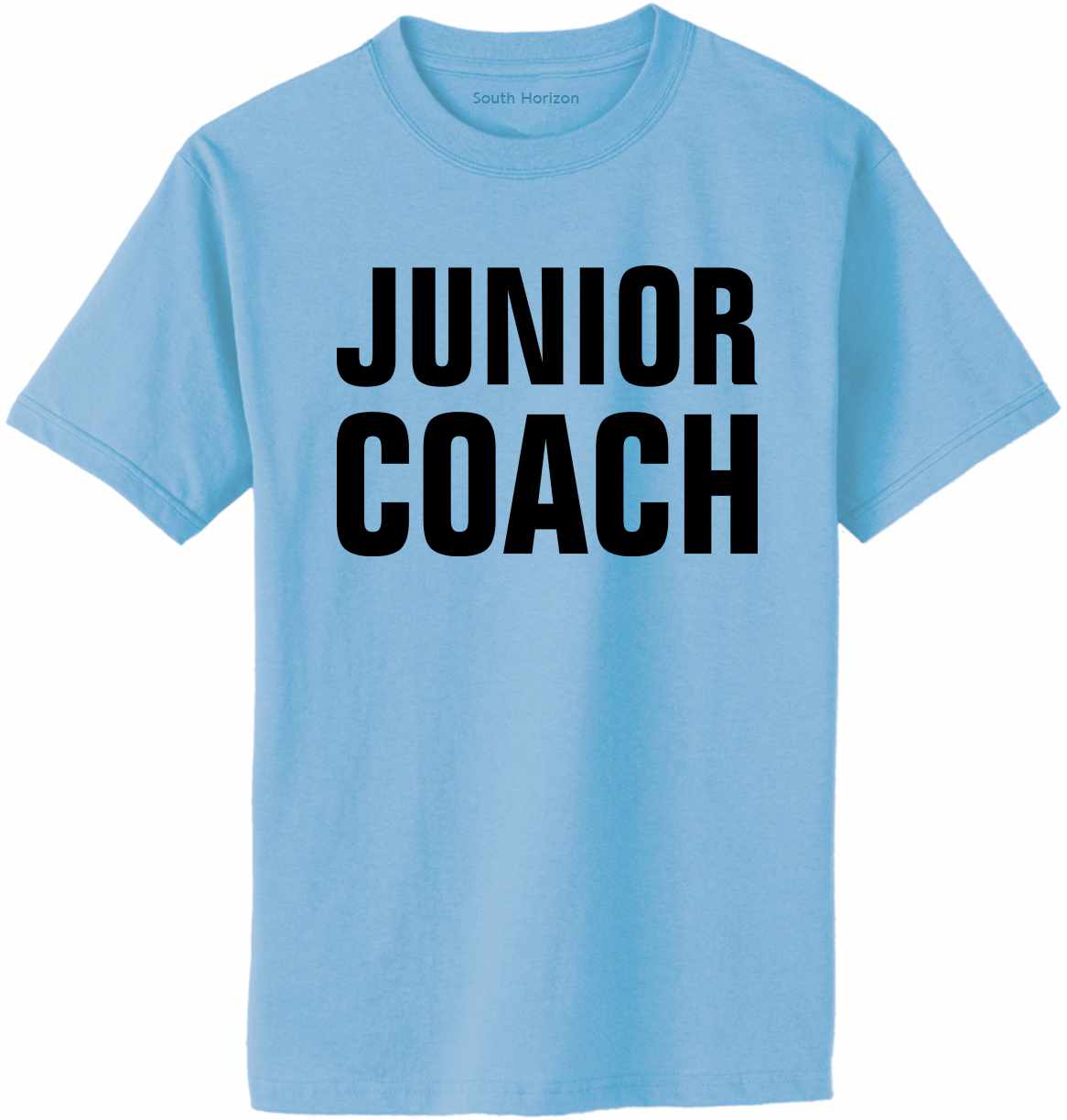 Junior Coach on Adult T-Shirt (#1213-1)