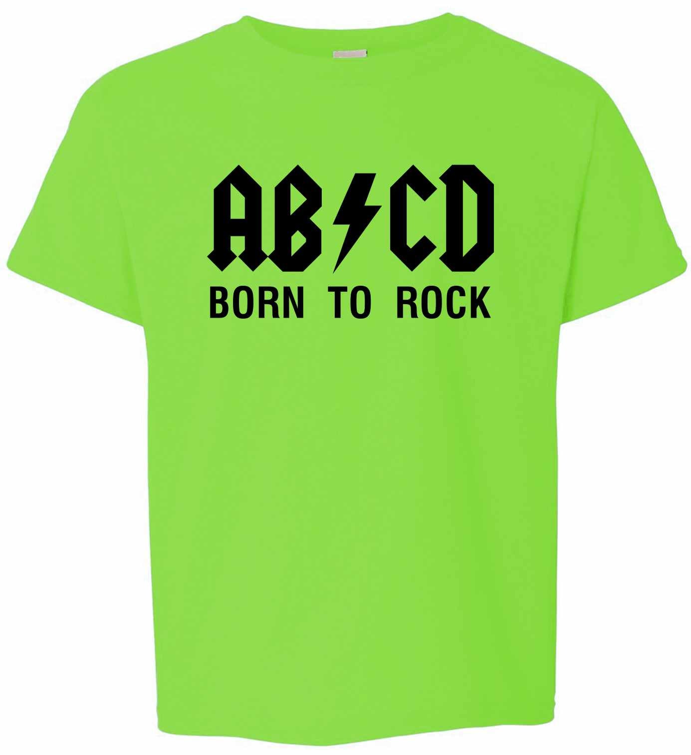 ABCD Born To Rock on Kids T-Shirt (#1233-201)