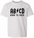 ABCD Born To Rock on Kids T-Shirt (#1233-201)