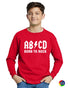 ABCD Born To Rock on Youth Long Sleeve Shirt (#1233-203)