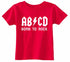 ABCD Born To Rock on Infant-Toddler T-Shirt (#1233-7)