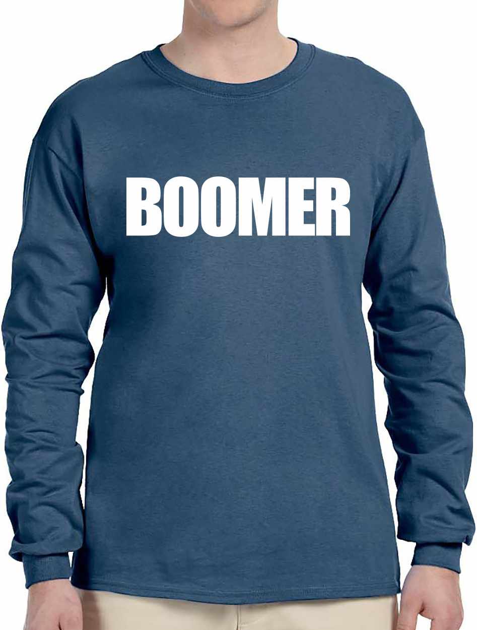 BOOMER on Long Sleeve Shirt