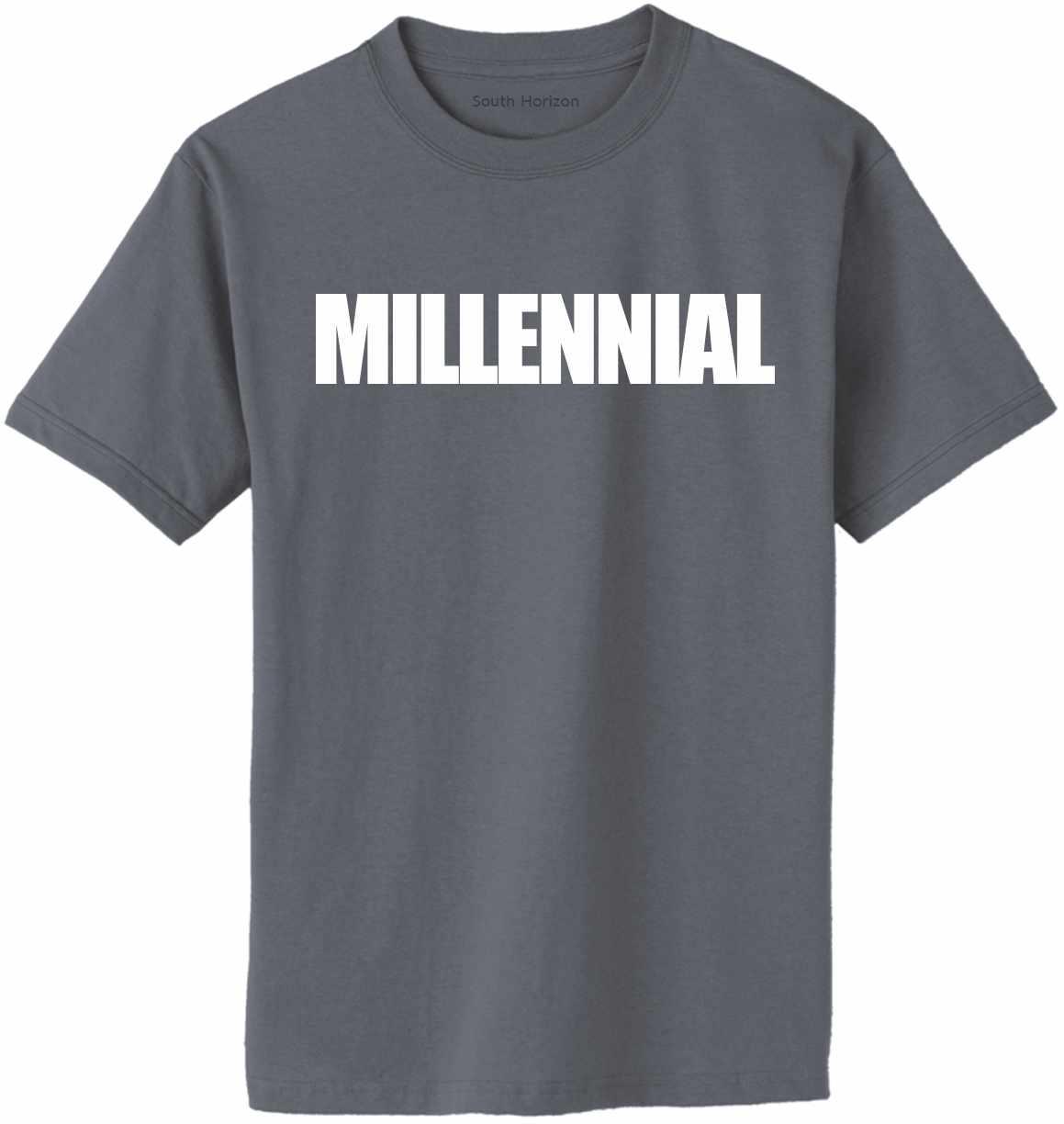 MILLENNIAL on Adult T-Shirt (#1240-1)