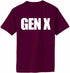 GEN X on Adult T-Shirt