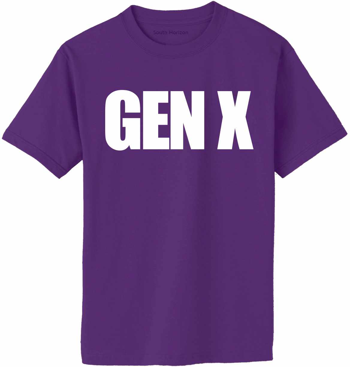 GEN X on Adult T-Shirt (#1241-1)