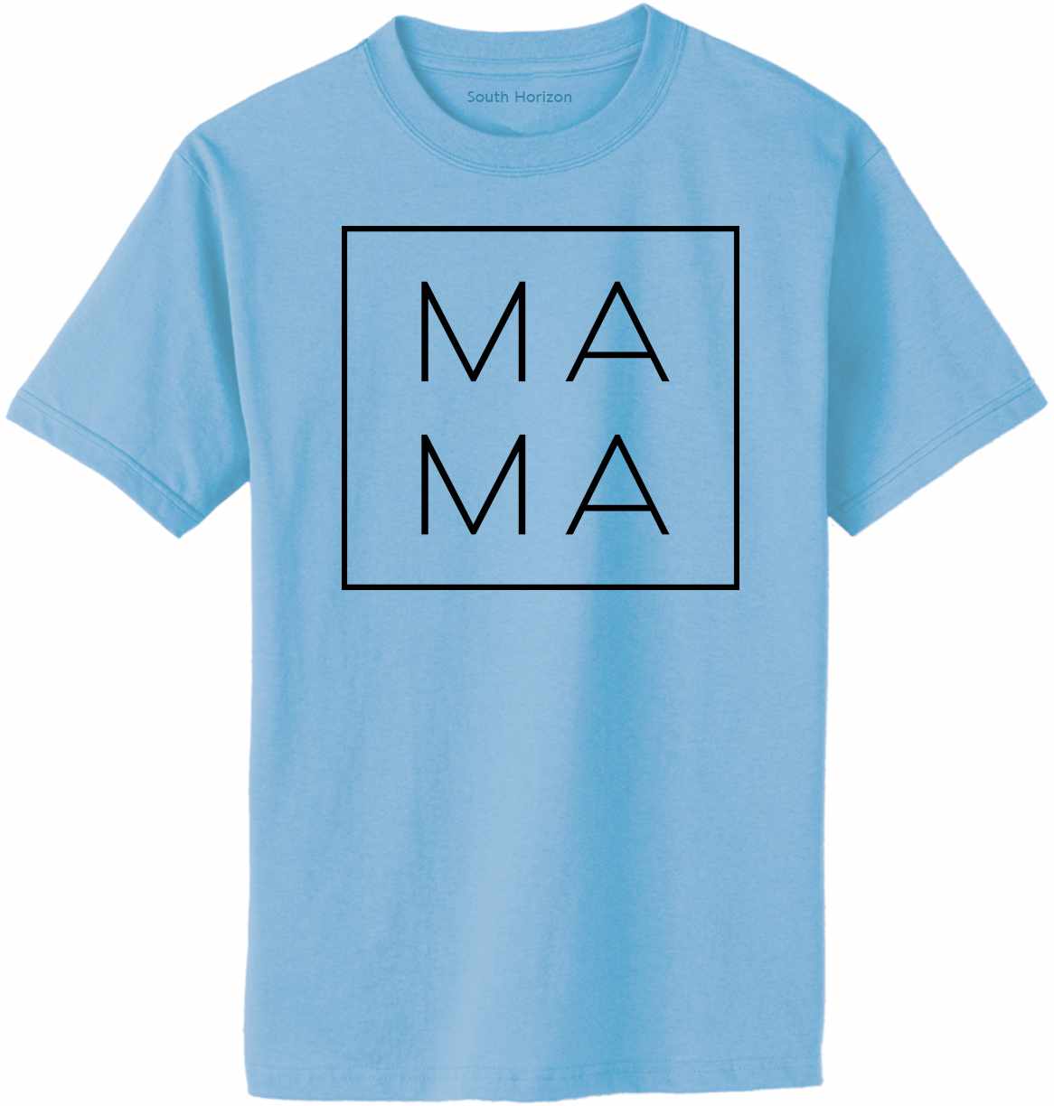 MA MA - Box on Adult T-Shirt (#1251-1)