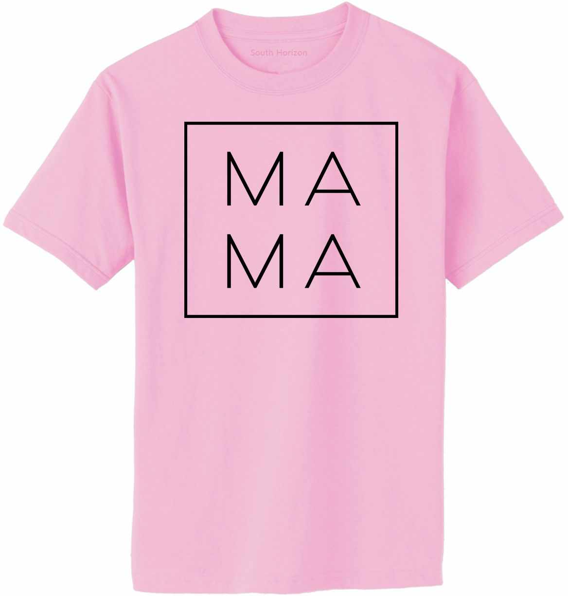 MA MA - Box on Adult T-Shirt