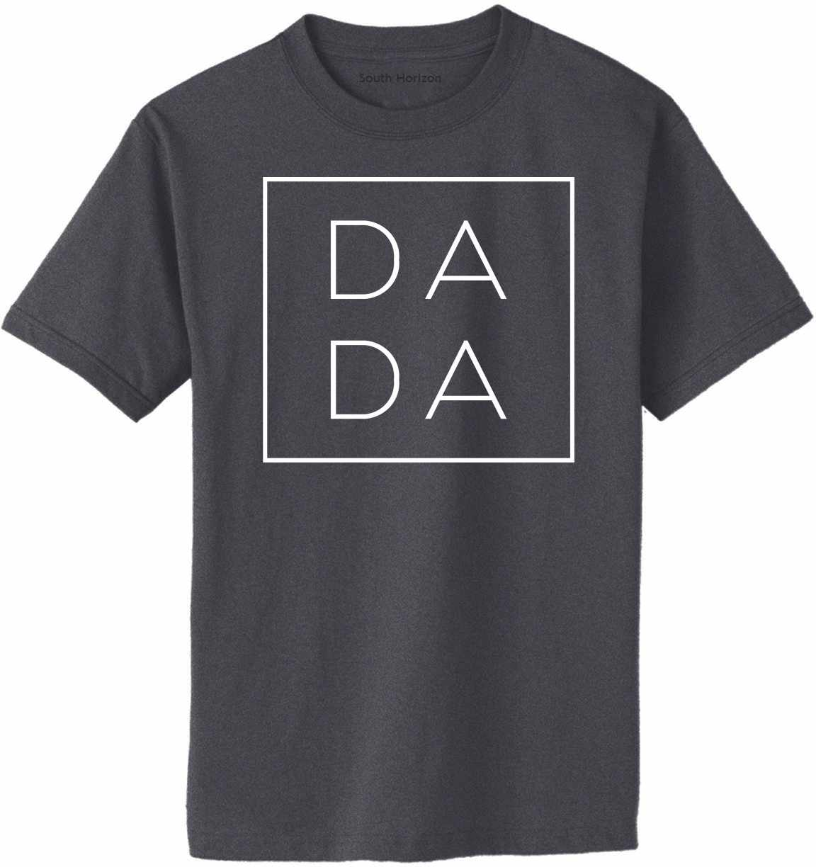 DA DA - Box on Adult T-Shirt (#1252-1)