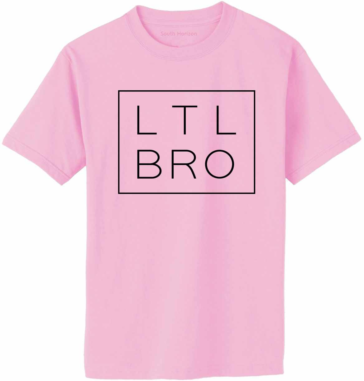 Little BRO - Box on Adult T-Shirt (#1255-1)
