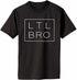 Little BRO - Box on Adult T-Shirt (#1255-1)