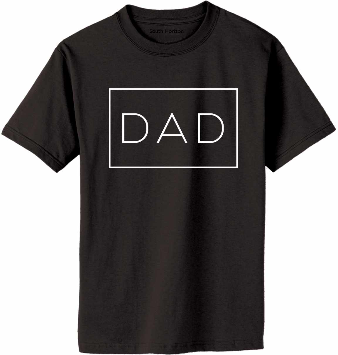 DAD - Daddy - Box on Adult T-Shirt