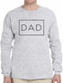 DAD - Daddy - Box on Long Sleeve Shirt