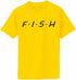 FISH on Adult T-Shirt (#1264-1)