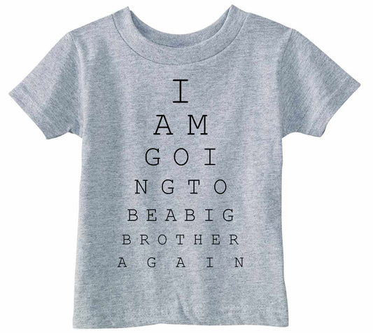 Big Brother Again Eye Chart on Infant-Toddler T-Shirt