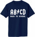 ABCD Back To School on Adult T-Shirt (#1295-1)