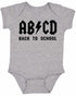 ABCD Back To School on Infant BodySuit