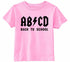 ABCD Back To School on Infant-Toddler T-Shirt (#1295-7)