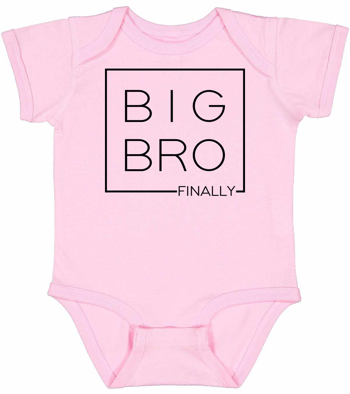 Big Bro Finally- Big Brother Boxed on Infant BodySuit (#1314-10)