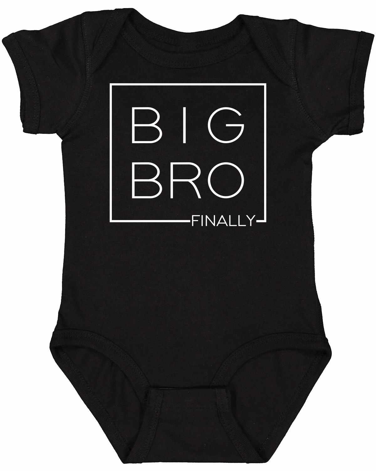Big Bro Finally- Big Brother Boxed on Infant BodySuit (#1314-10)