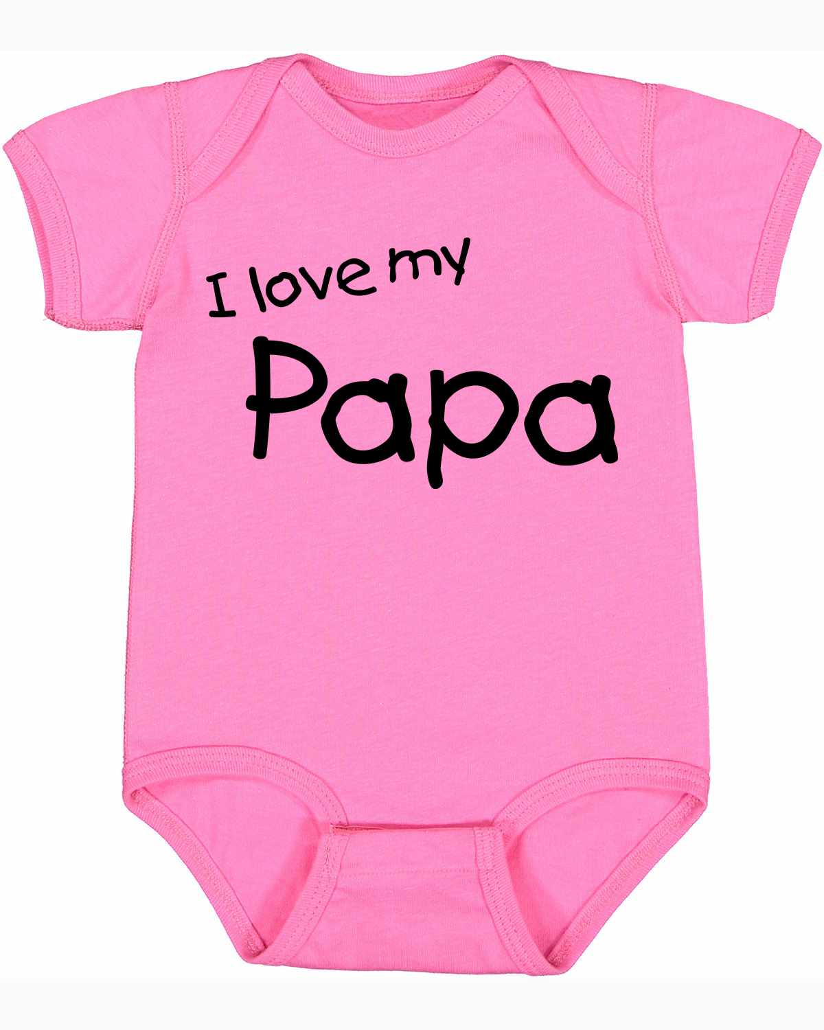 I Love My Papa on Infant BodySuit (#1315-10)