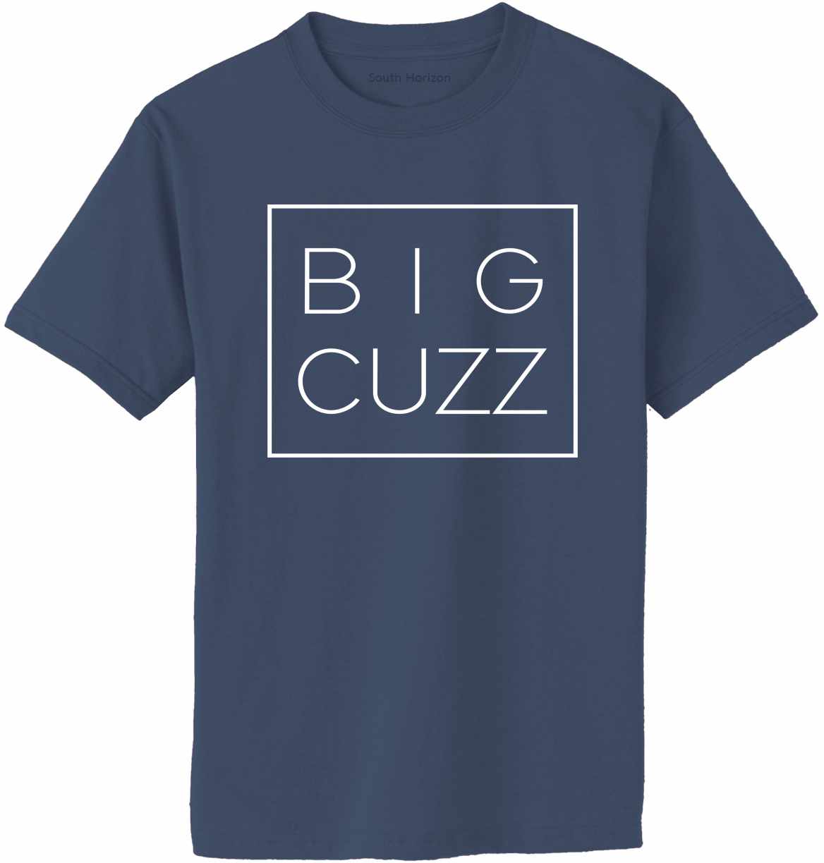 Big Cuzz - Big Cousin - Box on Adult T-Shirt (#1317-1)