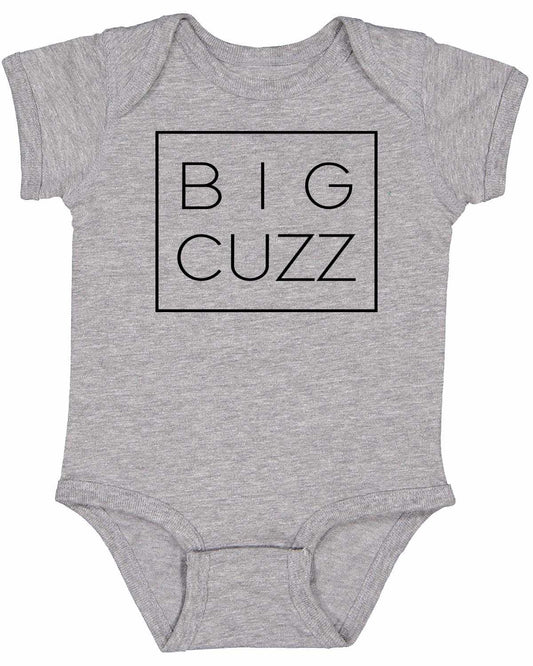 Big Cuzz - Big Cousin - Box on Infant BodySuit