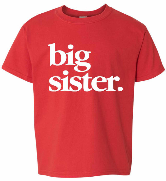 Big Sister on Kids T-Shirt