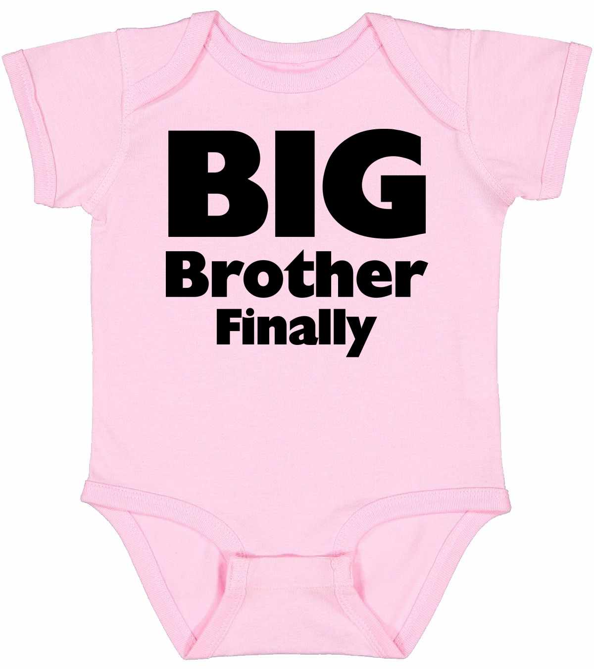 Big Brother Finally on Infant BodySuit (#1334-10)