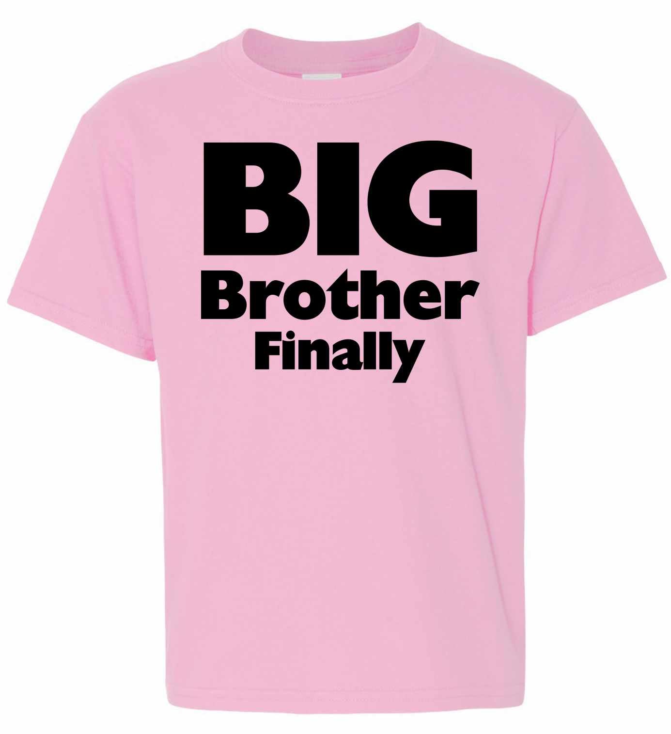 Big Brother Finally on Kids T-Shirt (#1334-201)