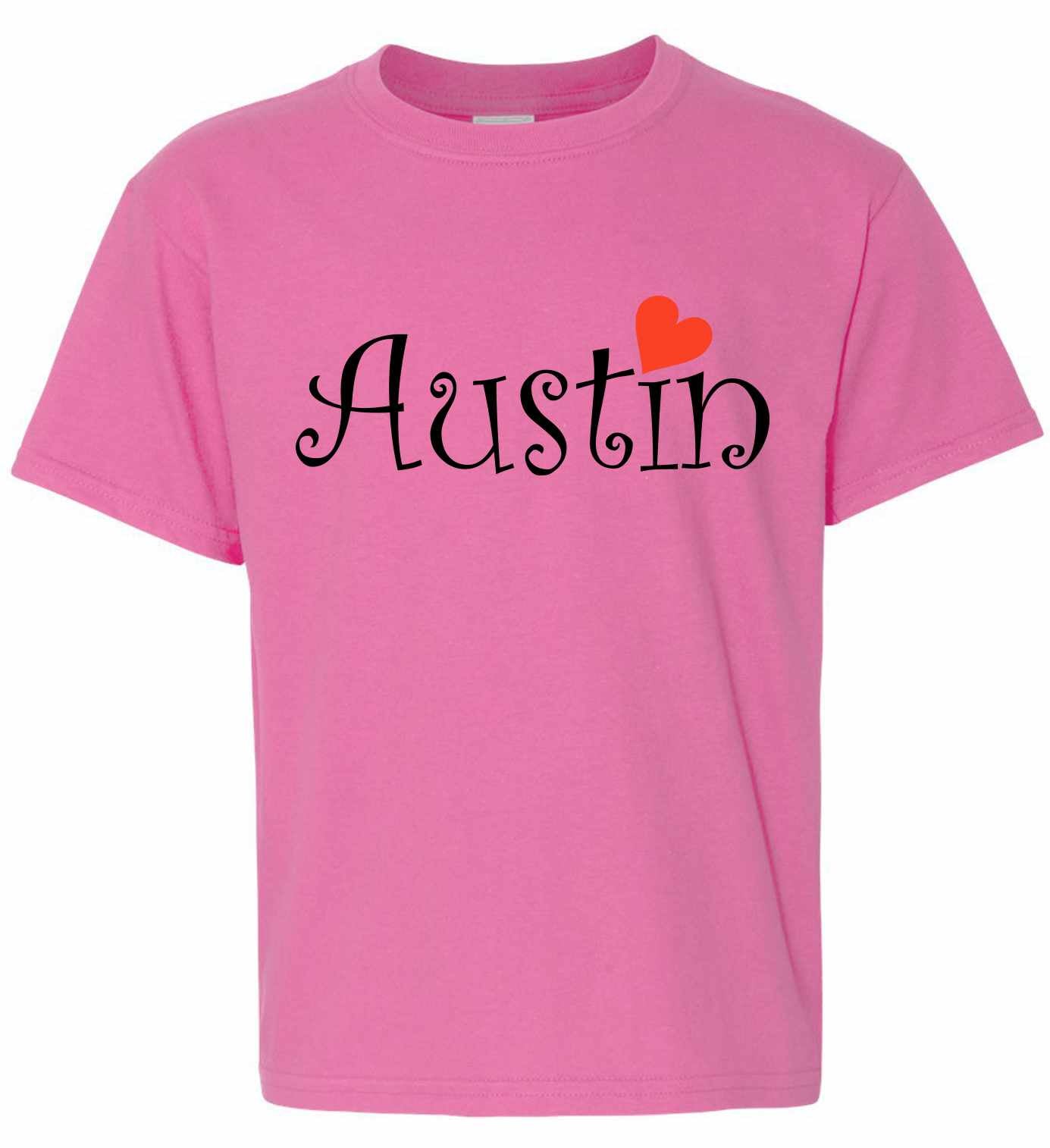 Austin City on Kids T-Shirt (#1338-201)