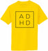 ADHD - Boxed on Adult T-Shirt (#1340-1)