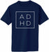 ADHD - Boxed on Adult T-Shirt