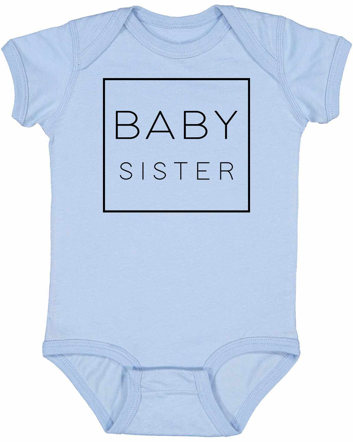 Baby Sister - Box on Infant BodySuit (#1349-10)