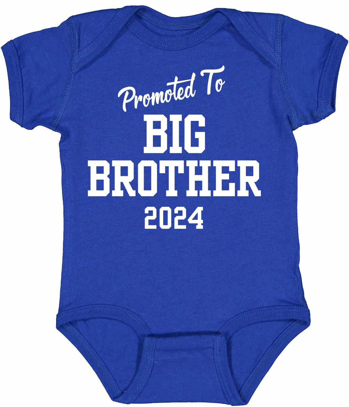 Promoted to Big Brother 2024 on Infant BodySuit (#1362-10)