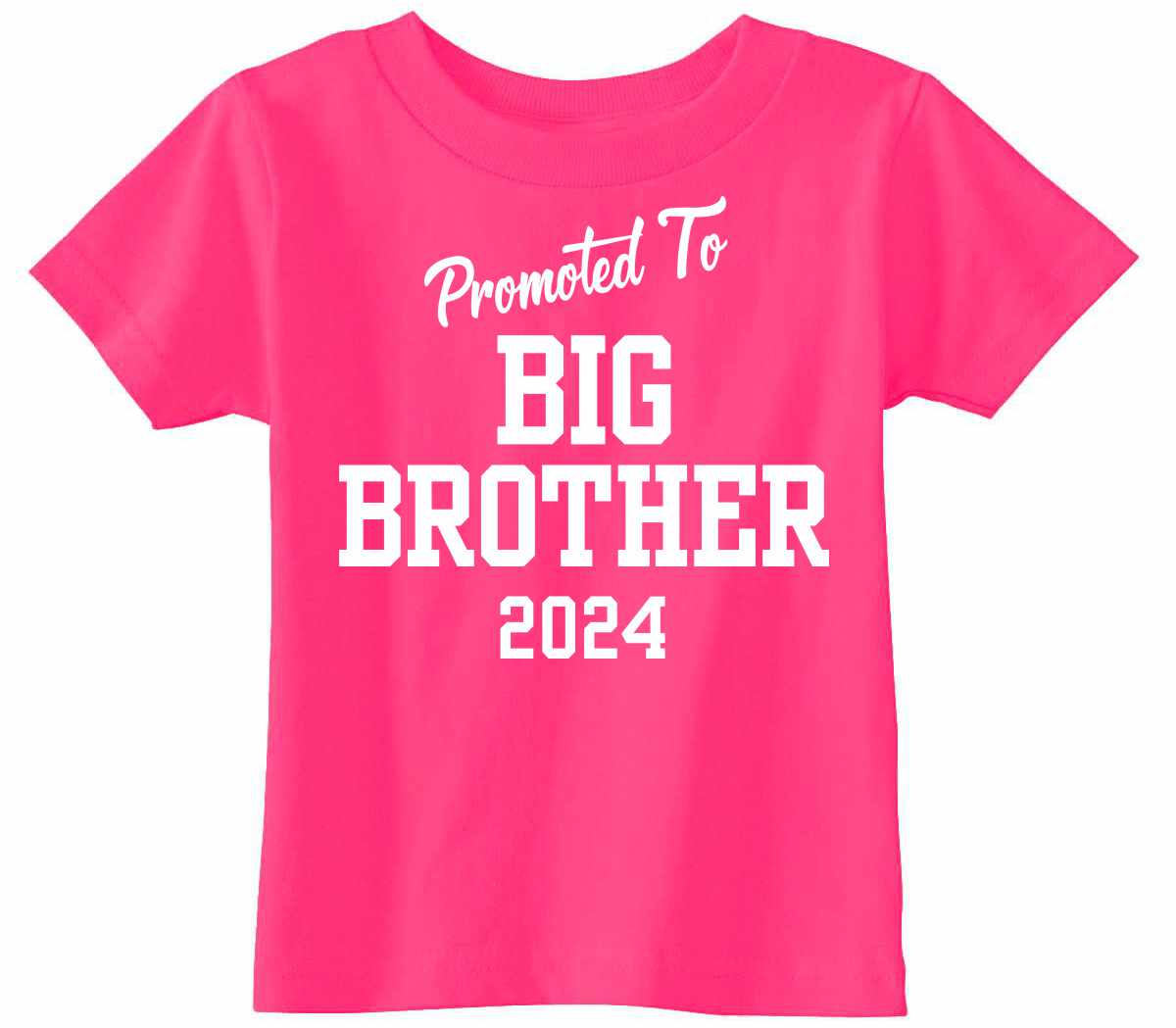 Promoted to Big Brother 2024 on Infant-Toddler T-Shirt (#1362-7)