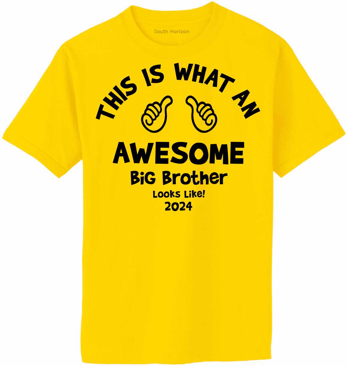 Awesome Big Brother in 2024 on Adult T-Shirt (#1363-1)