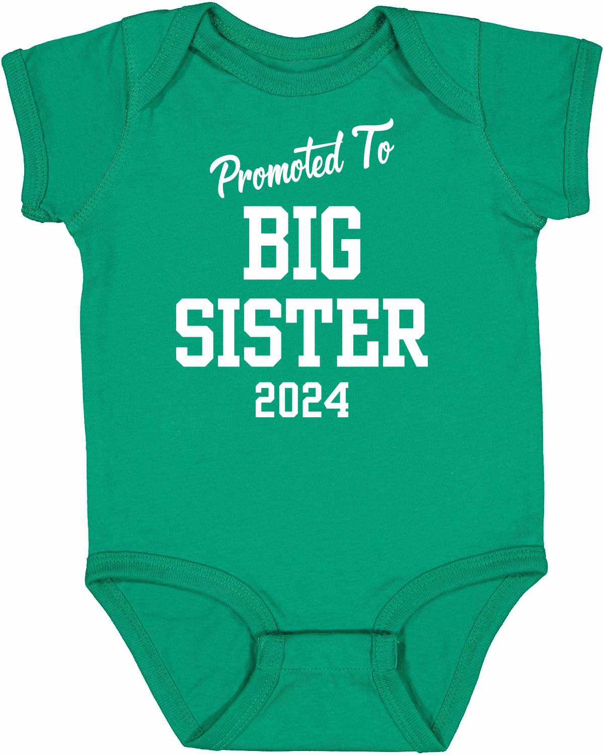 Promoted to Big Sister 2024 on Infant BodySuit