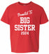 Promoted to Big Sister 2024 on Kids T-Shirt
