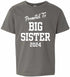 Promoted to Big Sister 2024 on Kids T-Shirt (#1364-201)