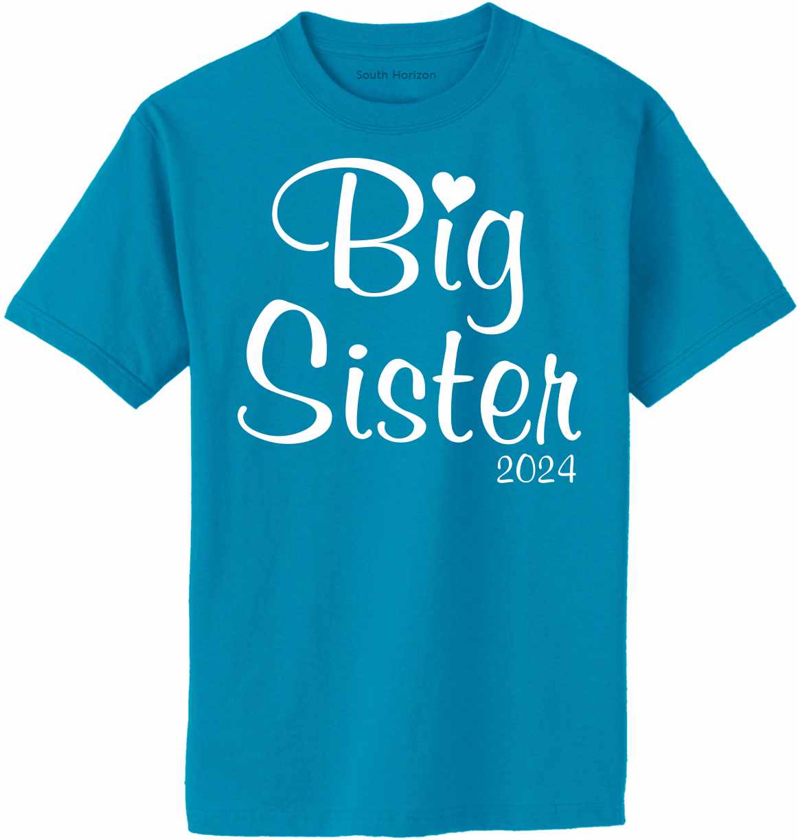Big Sister 2024 on Adult T-Shirt (#1367-1)