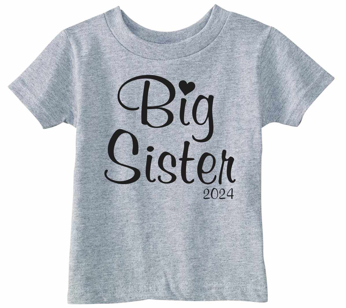 Big Sister 2024 on Infant-Toddler T-Shirt (#1367-7)